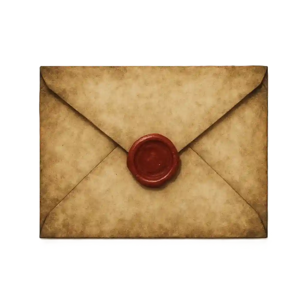 Inquiry contact letter icon
