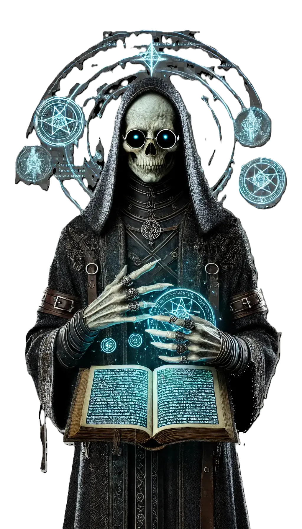 A fortune teller delivering a prophecy