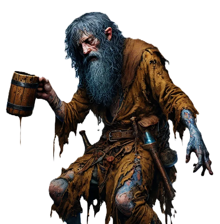 A drunkard giving a comment